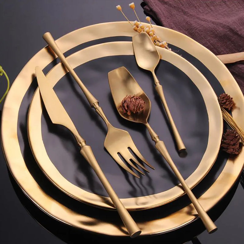 The Royal Gold Cutlery Set